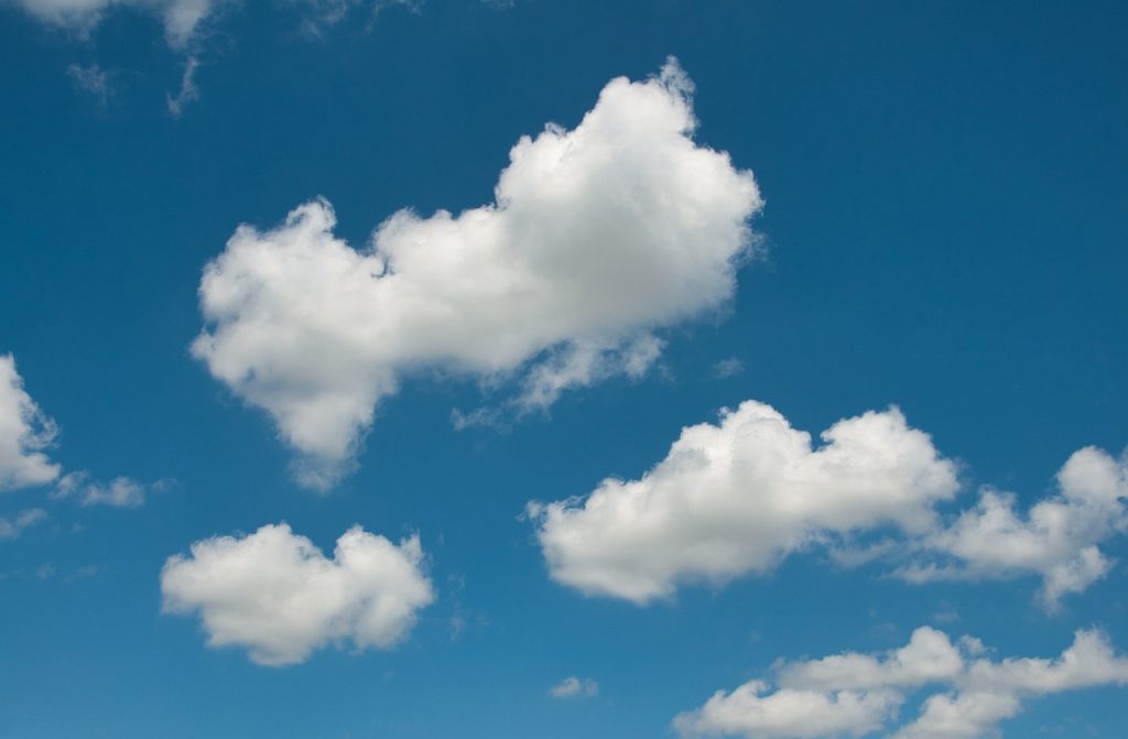 clouds, sky, cumulus