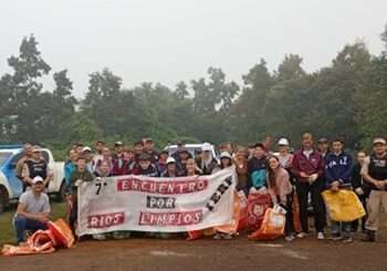 Séptima jornada de limpieza del Río Uruguay en Alba Posse